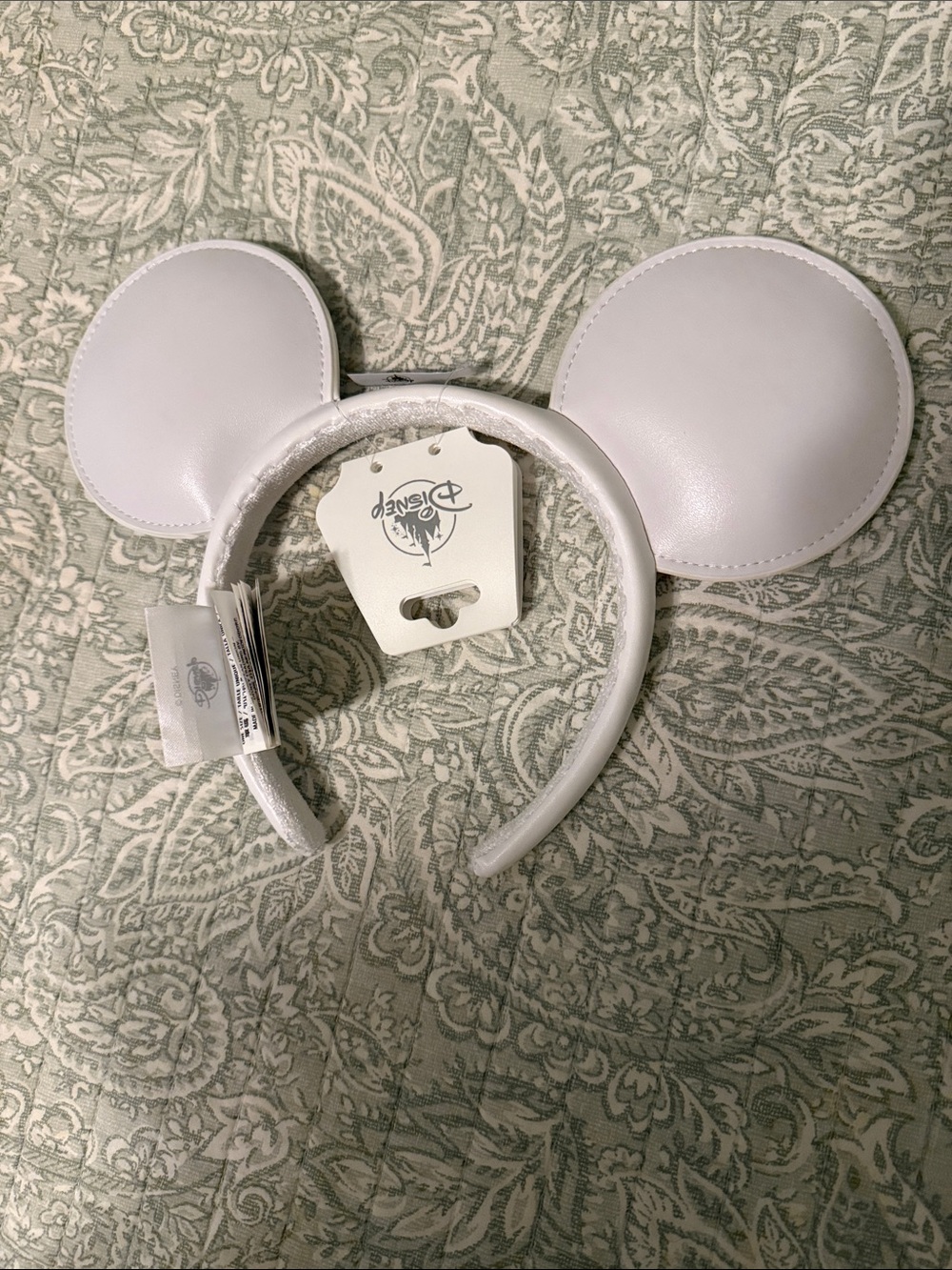Disney White Mouse Ear Headband